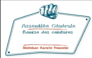 AG &amp; Remise des ceintures