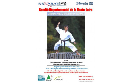 Stage Stephane Mari - 19 nov 2016 - Yssingeaux